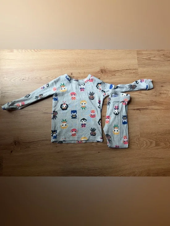 GAP Kids Pajama Sets - Blue, Light Gray, Navy, White - Picture 4 of 5